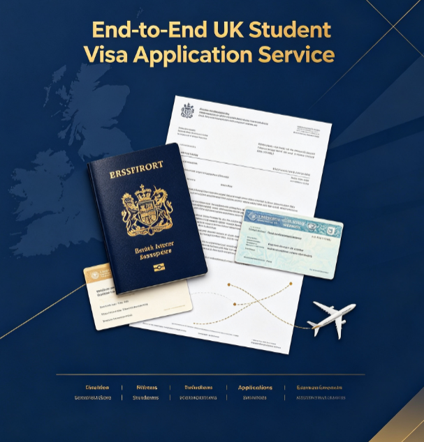End-to-End UK Student Visa Application Service