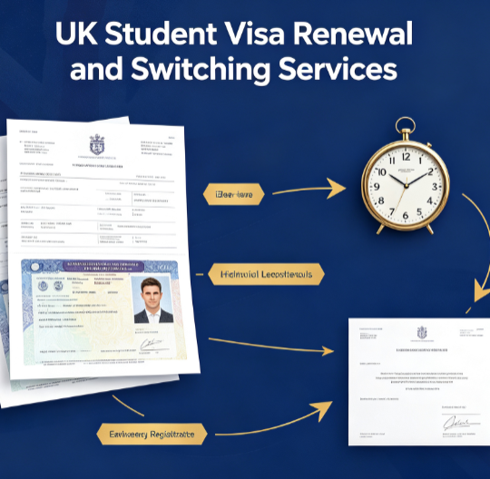 UK Student Visa Renewal and Switching Services