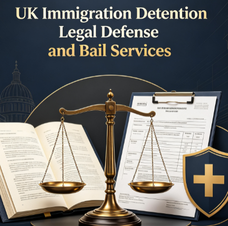 UK Immigration Detention Legal Defense and Bail Services