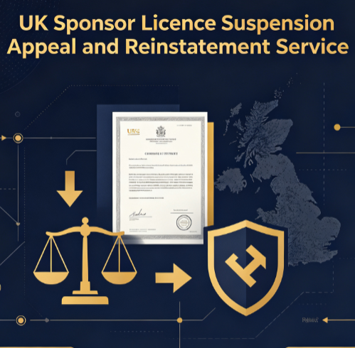 UK Sponsor Licence Suspension Appeal and Reinstatement Service
